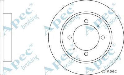 APEC BRAKING dsk704 -  Тормозной диск